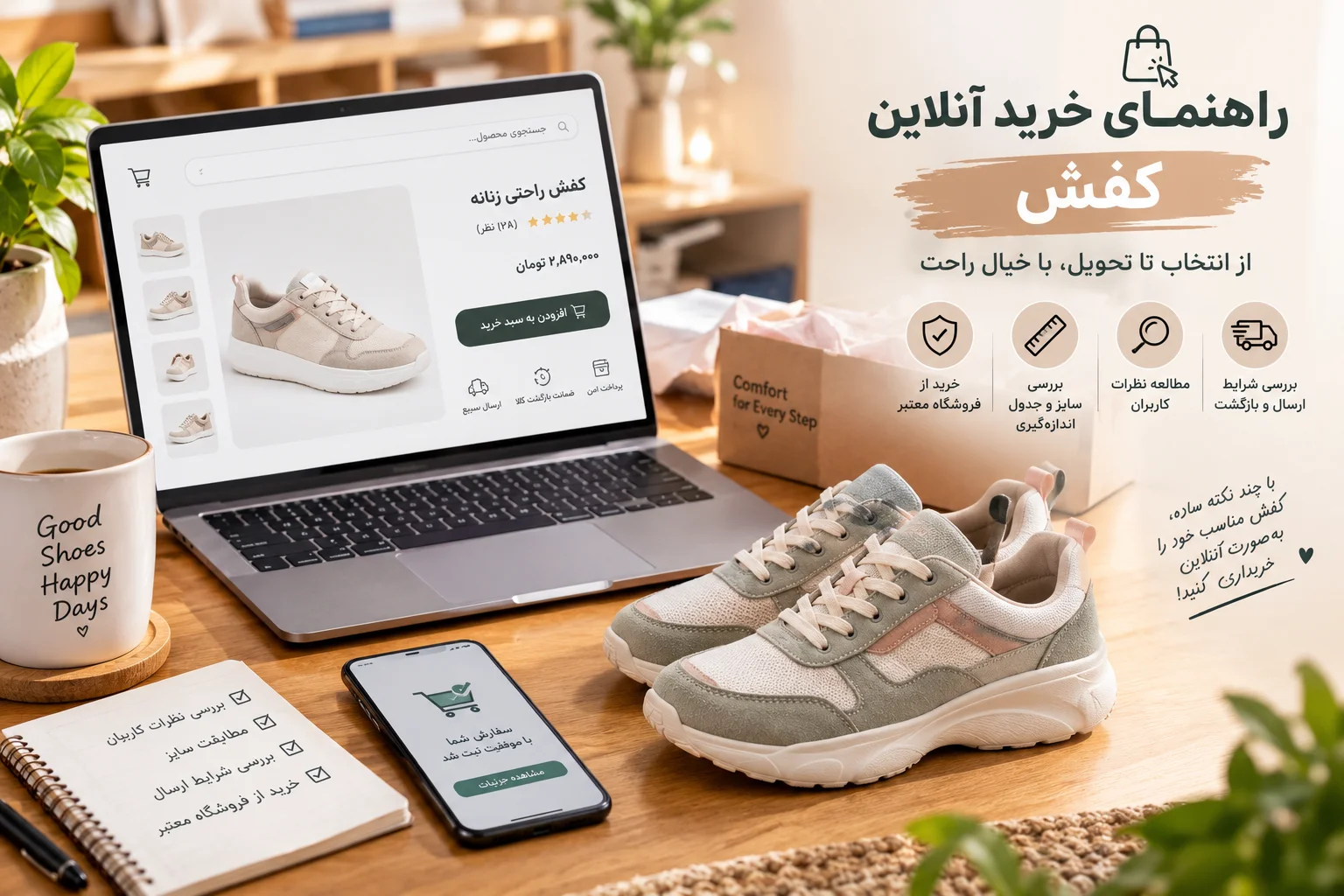 راهنمای خرید آنلاین کفش