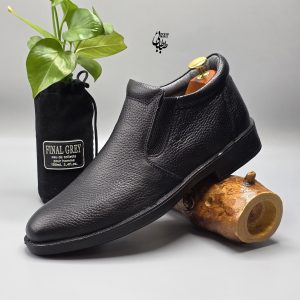 کفش تمام چرم مردانه برند صمصمام مدل S20 کد801