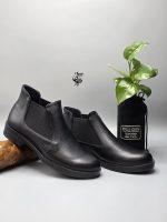 نیم بوت چرم زنانه کد 223