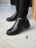 نیم بوت چرم زنانه کد 223