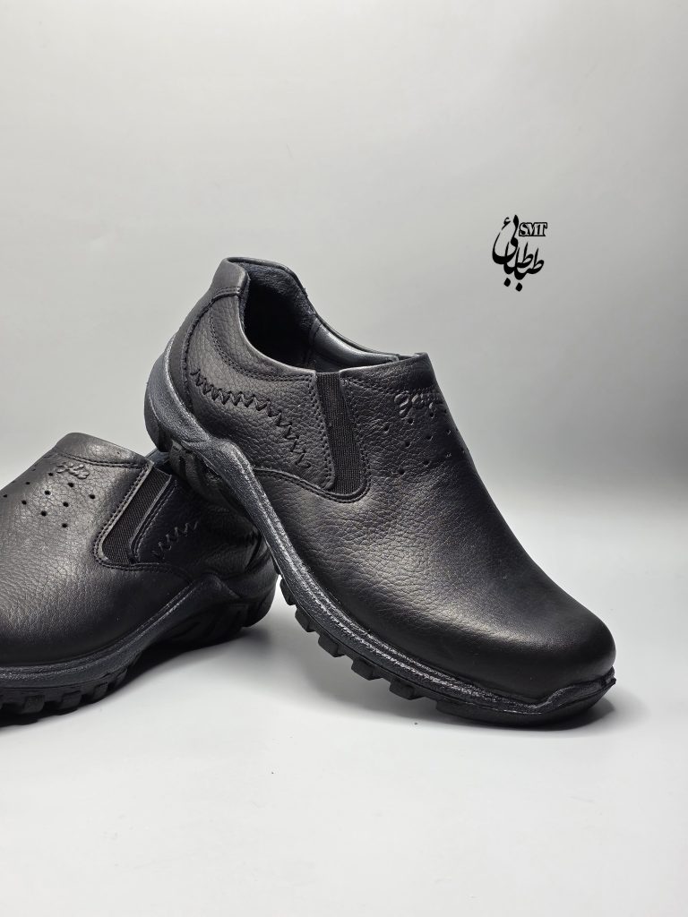کفش طبی مردانه چرم فرزین تبریز کد 526