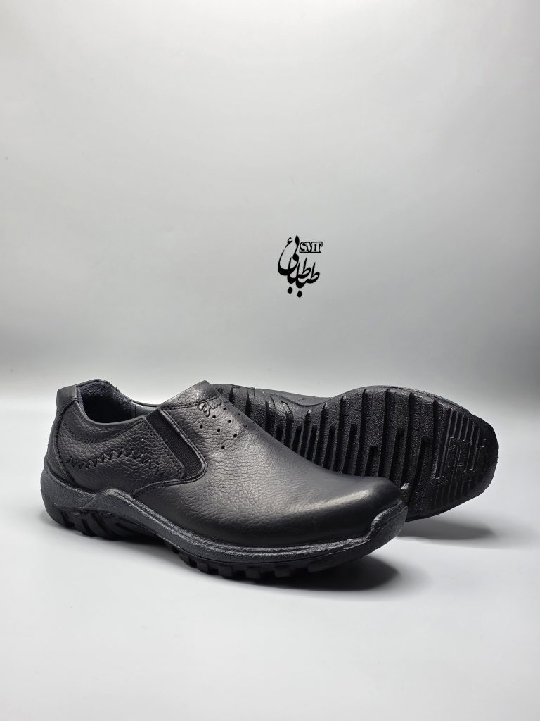 کفش طبی مردانه چرم فرزین تبریز کد 526