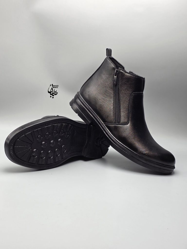 بوت چرم مردانه کد 990