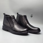 بوت چرم مردانه کد 990
