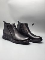 بوت چرم مردانه کد 990