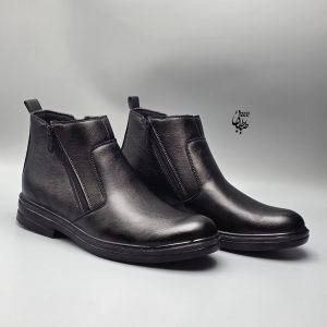 بوت چرم مردانه کد 990