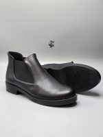 نیم بوت چرم زنانه کد 223