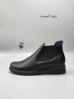 نیم بوت چرم زنانه کد 223
