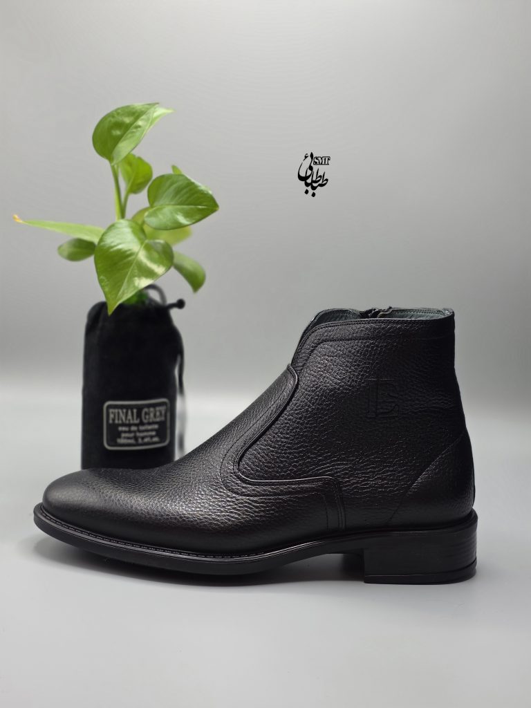 بوت مردانه تمام چرم عدالت کد 957